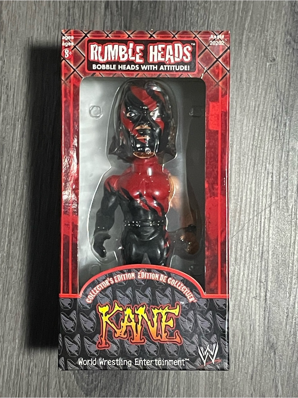 WWF Rumble Heads: Kane - 2001 Collector’s Edition